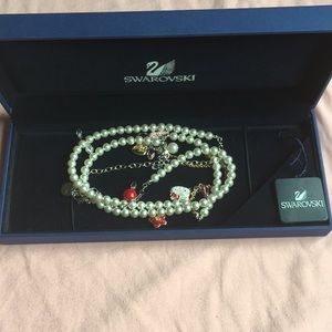 Swarovski Limited Edition Hello Kitty pearl 3 in 1 necklace/bracelet ! Brand New